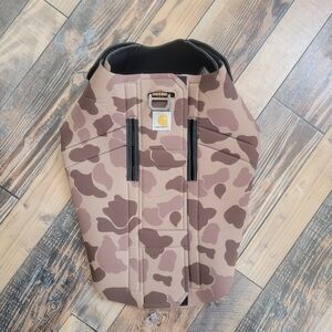 Carhartt Neoprene Dog Hunting Vest Duck Camo Reed Size L Waterfowl Gear Outdoor